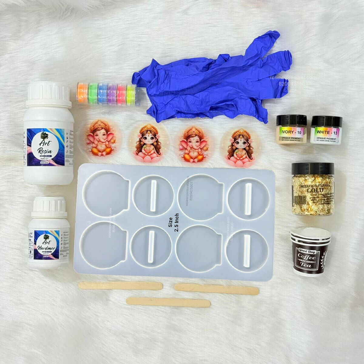 Resin Round Frame Stand Kit - B – Resin Store Surat
