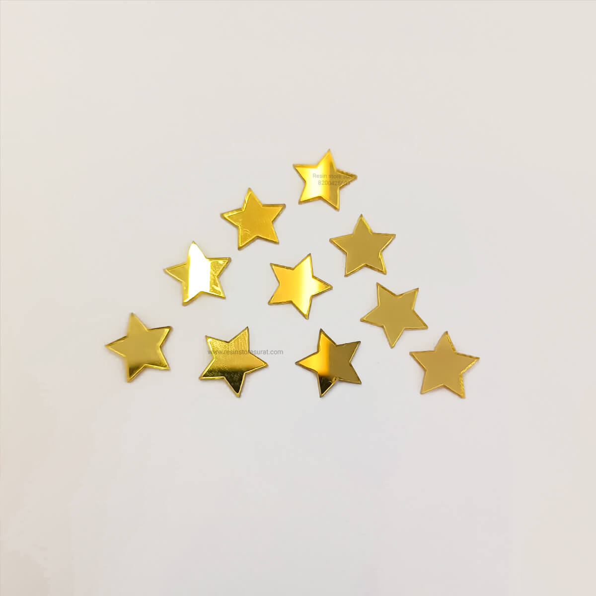 Half Inch Star 10 Pcs Acrylic Cut – Resin Store Surat