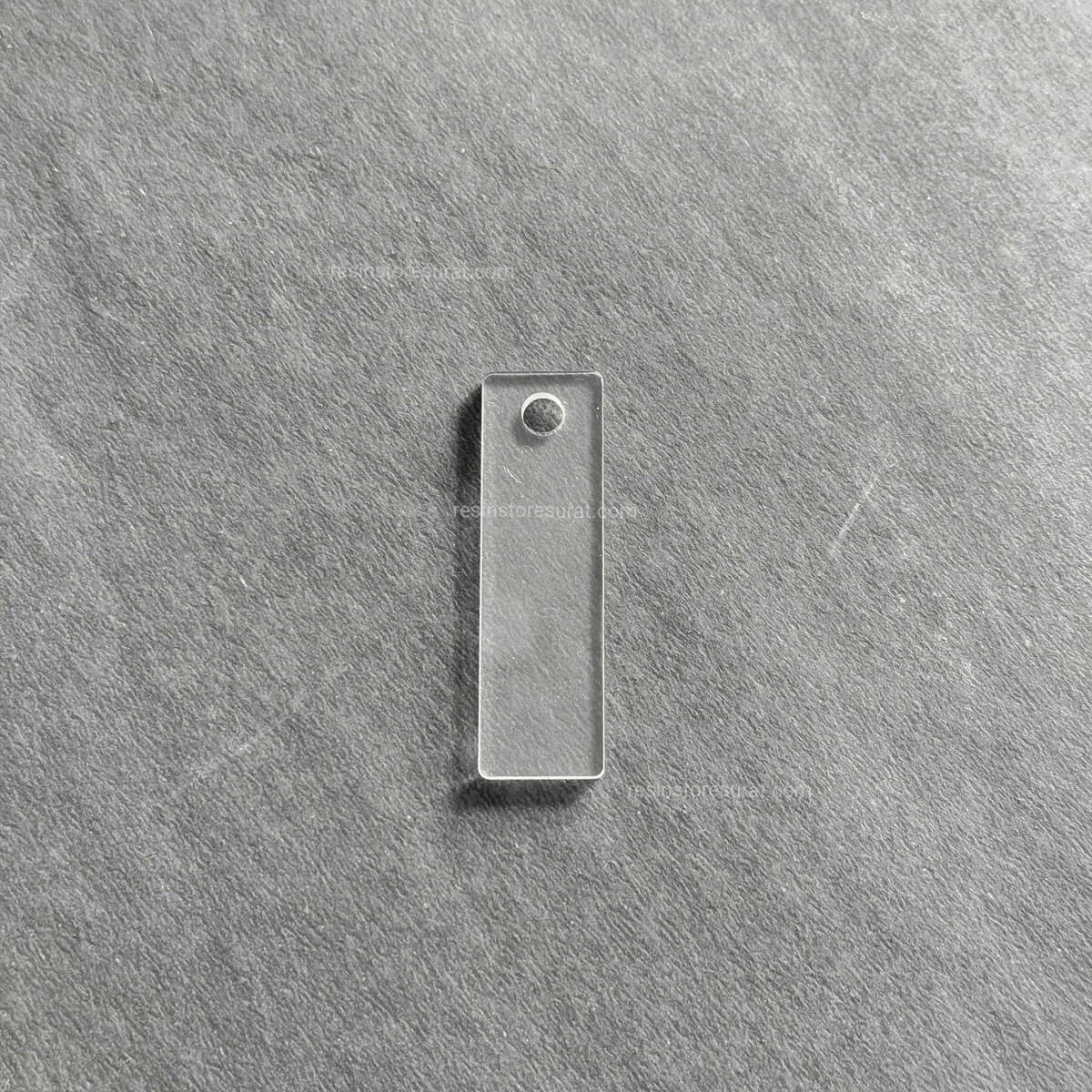 Rectangle Keychain Transparent Acrylic Base – Resin Store Surat
