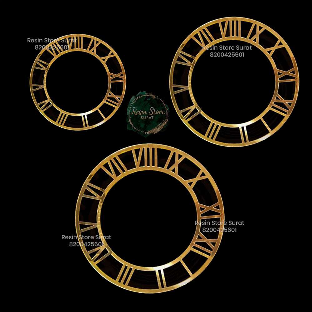 Roman Acrylic Ring For Resin Clock – Resin Store Surat