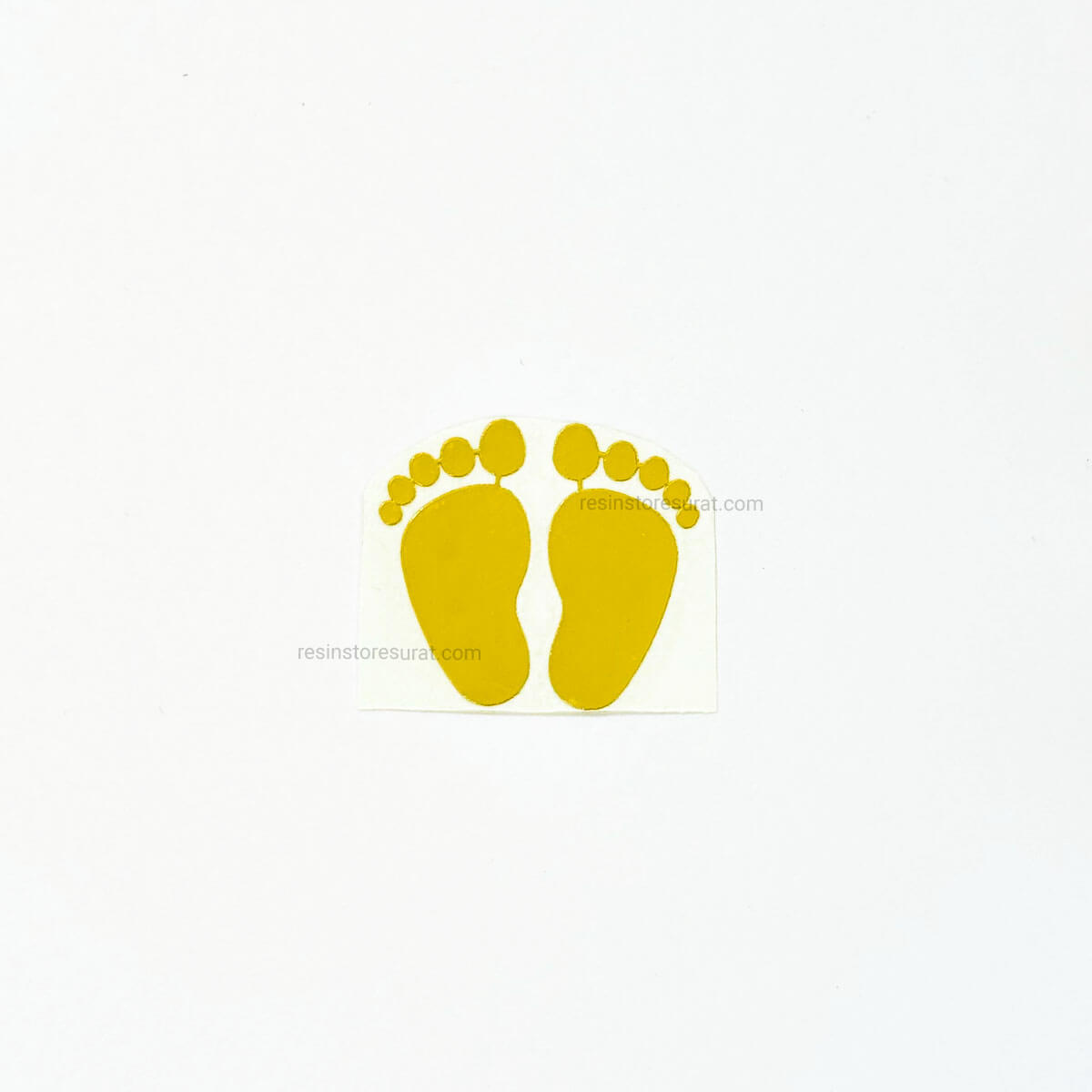 Baby Foot Metal Sticker - 1 Inch – Resin Store Surat