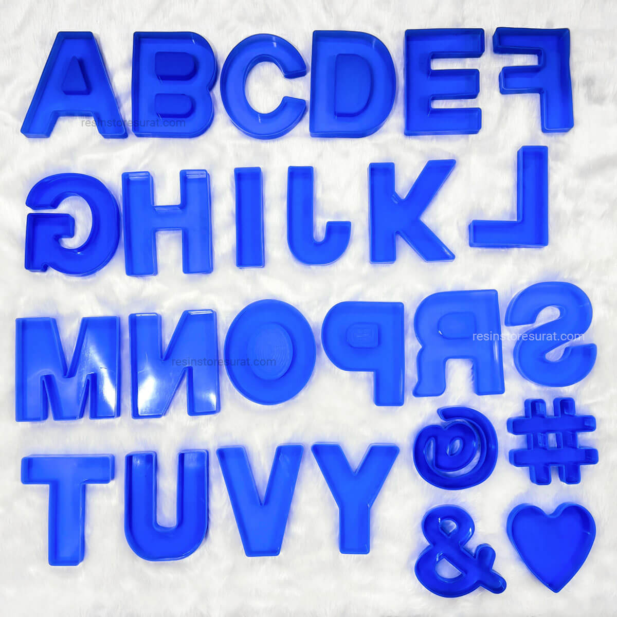 6 Inch Alphabet mould – Resin Store Surat