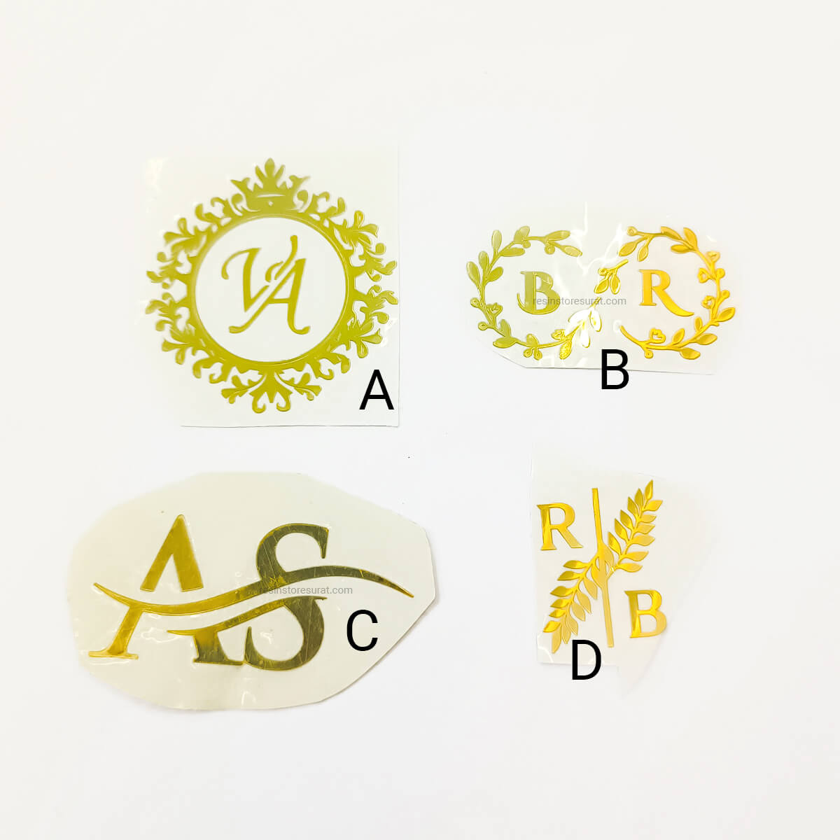 Custom Metal Sticker - Logo – Resin Store Surat