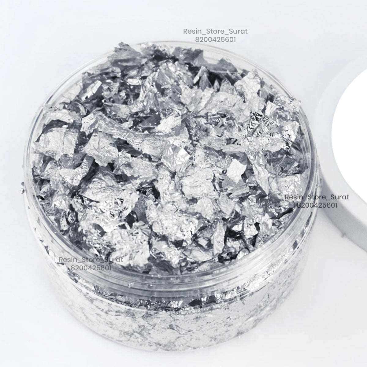 Silver Foil Flakes – Resin Store Surat