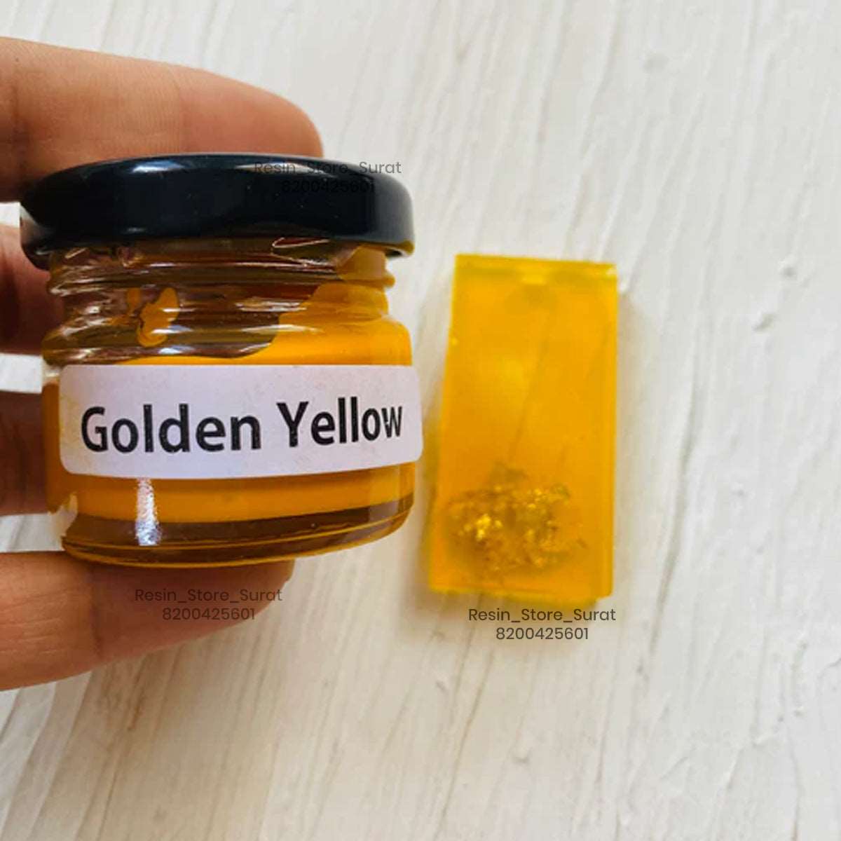 Translucent Yellow Solution Golden Yellow Translucent pigment For Resin – Resin Store Surat